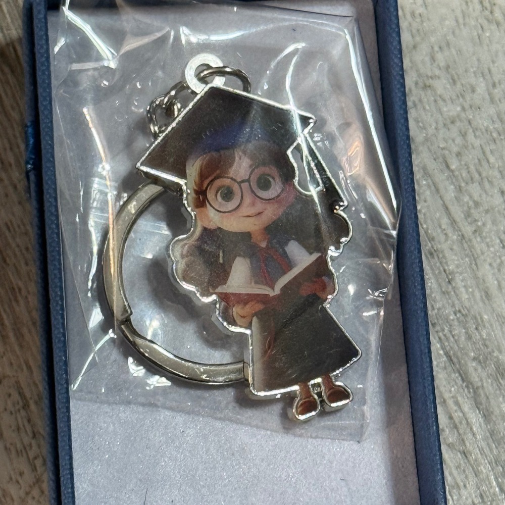 Graduation Girl Keychain Cute Book Cap Tassel Charm Gift